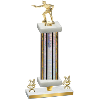 Premium Single Silver Glacier Year Shooter Trophy