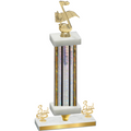 Premium Single Silver Glacier Third Place Music Trophy