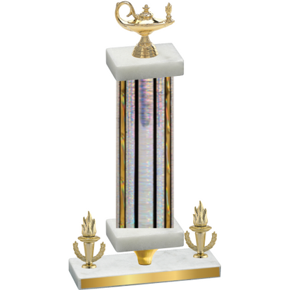 Premium Single Silver Glacier Victory Academics Trophy