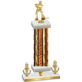 Premium Single Orange Glacier Victory Hockey Trophy