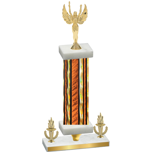 Premium Single Orange Glacier Victory Victory Trophy