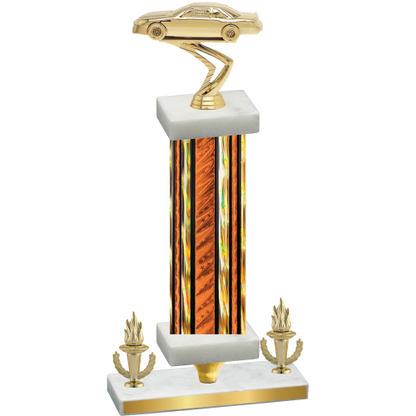 Premium Single Orange Glacier Victory Cars Trophy