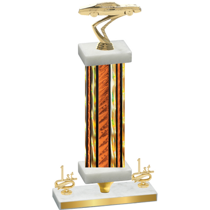 Premium Single Orange Glacier First Place Cars Trophy