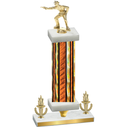 Premium Single Orange Glacier Victory Shooter Trophy