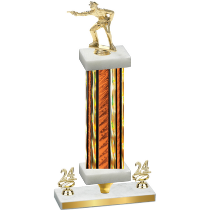 Premium Single Orange Glacier Year Shooter Trophy