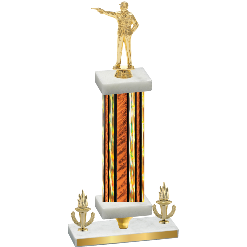 Premium Single Orange Glacier Victory Shooter Trophy