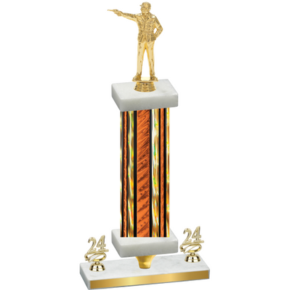 Premium Single Orange Glacier Year Shooter Trophy