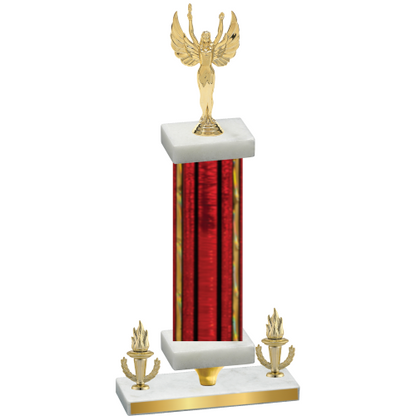 Premium Single Red Glacier Victory Victory Trophy