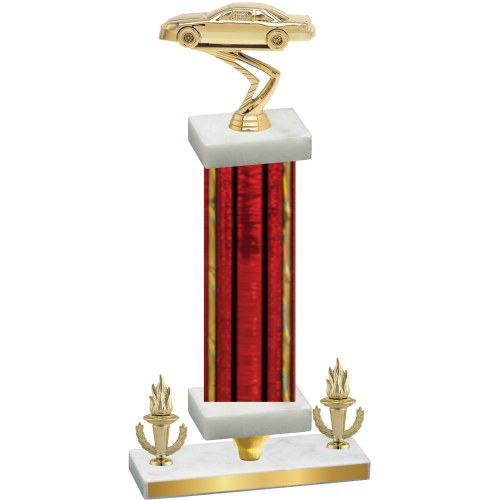 Premium Single Red Glacier Victory Cars Trophy