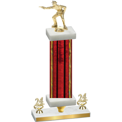 Premium Single Red Glacier Year Shooter Trophy