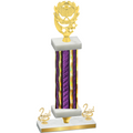 Premium Single Purple Glacier Second Place Pickleball Trophy