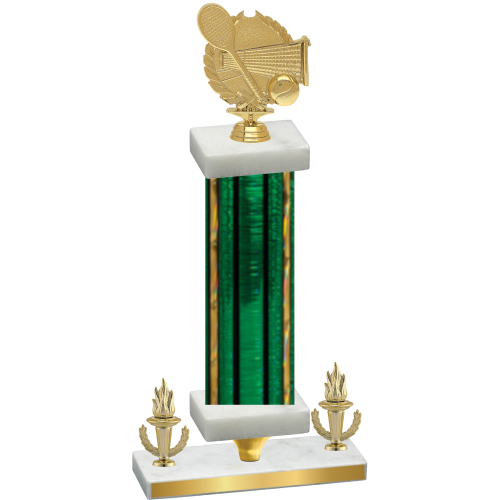 Premium Single Green Glacier Victory Tennis Trophy