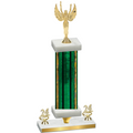 Premium Single Green Glacier Year Victory Trophy