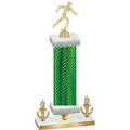 Premium Single Green Carbon Fiber Victory Running Trophy