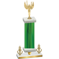Premium Single Green Carbon Fiber Victory Victory Trophy