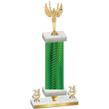 Premium Single Green Carbon Fiber Year Victory Trophy