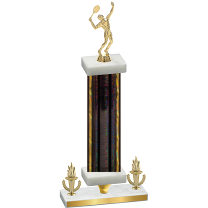 Premium Single Black Glacier Victory Tennis Trophy