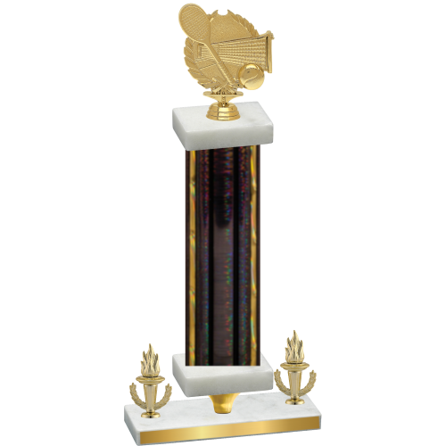 Premium Single Black Glacier Victory Tennis Trophy