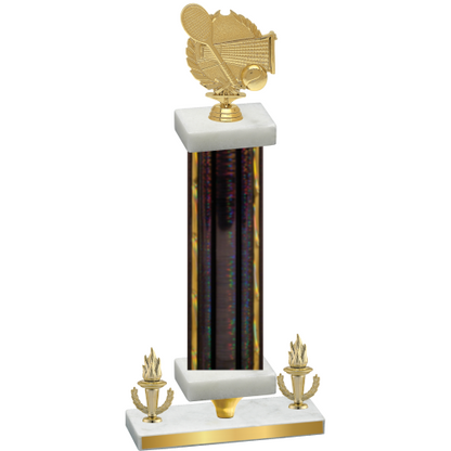 Premium Single Black Glacier Victory Tennis Trophy