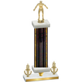 Premium Single Black Glacier Victory Wrestling Trophy
