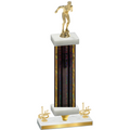 Premium Single Black Glacier First Place Swimming Trophy