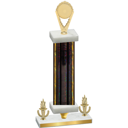 Premium Single Black Glacier Victory Insert Trophy