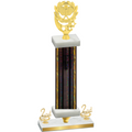 Premium Single Black Glacier Second Place Pickleball Trophy
