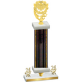 Premium Single Black Glacier Year Pickleball Trophy