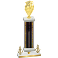 Premium Single Black Glacier Victory Pickleball Trophy