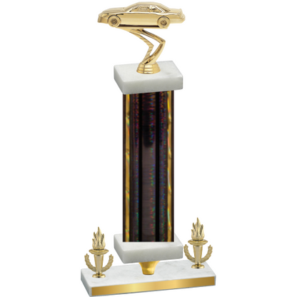 Premium Single Black Glacier Victory Cars Trophy