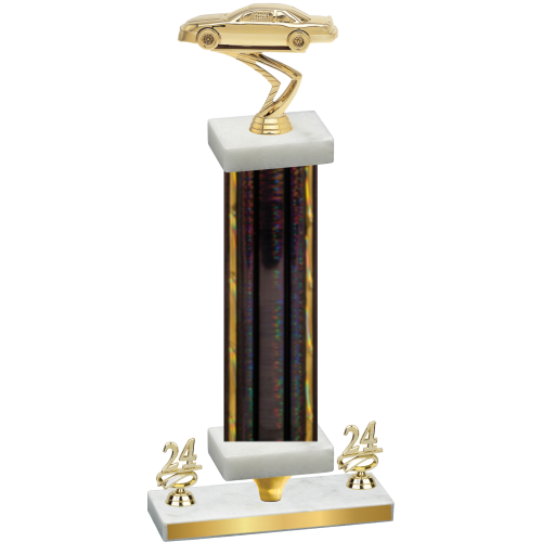 Premium Single Black Glacier Year Cars Trophy