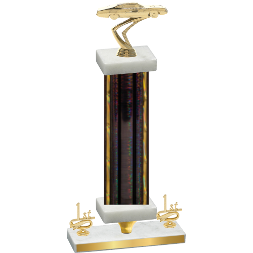 Premium Single Black Glacier First Place Cars Trophy