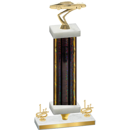 Premium Single Black Glacier First Place Cars Trophy