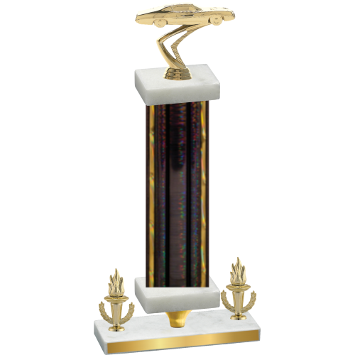 Premium Single Black Glacier Victory Cars Trophy