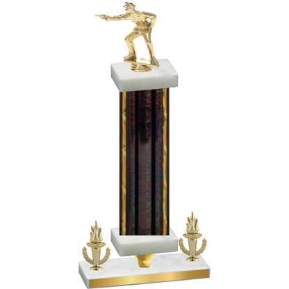 Premium Single Black Glacier Victory Shooter Trophy