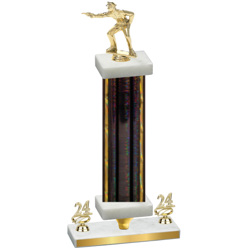 Premium Single Black Glacier Year Shooter Trophy