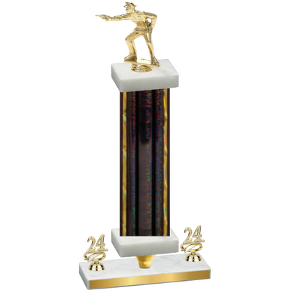 Premium Single Black Glacier Year Shooter Trophy