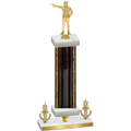 Premium Single Black Glacier Victory Shooter Trophy