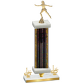 Premium Single Black Glacier First Place Skater Trophy