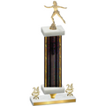 Premium Single Black Glacier Year Skater Trophy