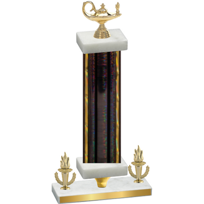 Premium Single Black Glacier Victory Academics Trophy