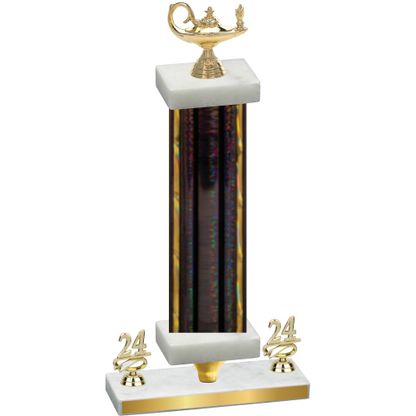 Premium Single Black Glacier Year Academics Trophy