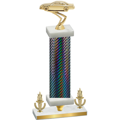 Premium Single Black Carbon Fiber Victory Cars Trophy