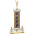 Premium Single Flag USA Victory Victory Trophy