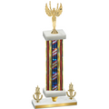 Premium Single Flag USA Victory Victory Trophy
