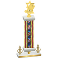 Premium Single Flag USA Victory Pickleball Trophy