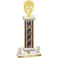 Premium Single Flag USA Year Pickleball Trophy