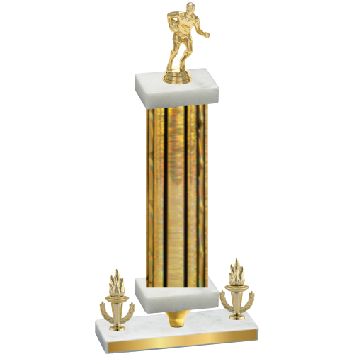 Premium Single Gold Glacier Victory Rugby Trophy