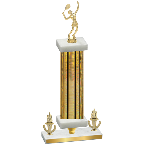 Premium Single Gold Glacier Victory Tennis Trophy