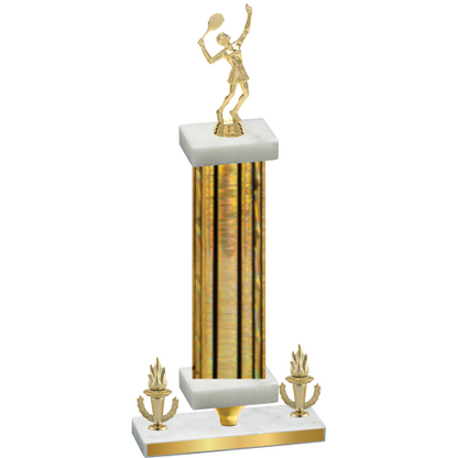 Premium Single Gold Glacier Victory Tennis Trophy